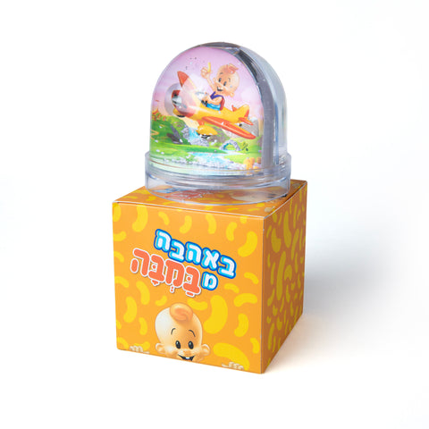 כדור שלג עם תמונה